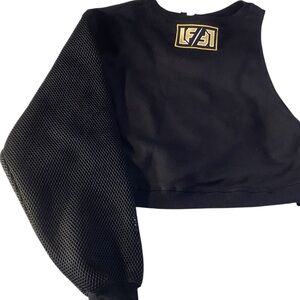LF Los Angeles Top One Shoulder Top size Small Black